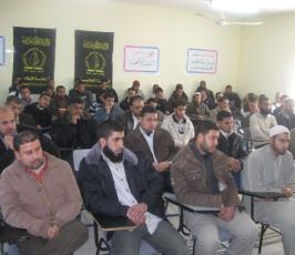 بالصور: الرابطة الاسلامية بكلية المجتمع العربية برفح تحتفل بذكرى المولد النبوي
