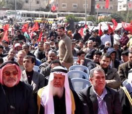 بالصور: الجبهة الديمقراطية تحتفل بذكري إنطلاقتها بمدينة غزة
