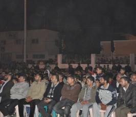 بالصور:الاعلام الحربي ينظم عرضاً مرئياً للشهيد القائد « عبد الله السبع » في بيت حانون
