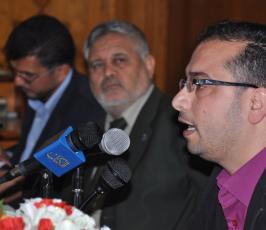 شاهد بالصور: ندوة إعلامية بعنوان«  الإعلام ودوره بالتغيير »بالجامعة الإسلامية بغزة