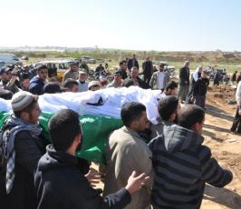 بالصور:جنازة الشهيد عدنان يوسف اشتيوي من منطقة الزيتون