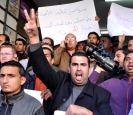 بالصور: اعتصام للصحفيين بغزة للمطالبة بحرياتهم وتنديداً بالاعتداء عليهم