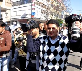 بالصور: اعتصام للصحفيين بغزة للمطالبة بحرياتهم وتنديداً بالاعتداء عليهم