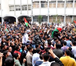 بالصور:إستمرار فعاليات إنهاء الإنقسام بجامعة الأزهر