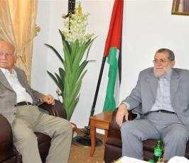 بالصور: إجتماع بين قيادات حركة الجهاد الإسلامى وفتح