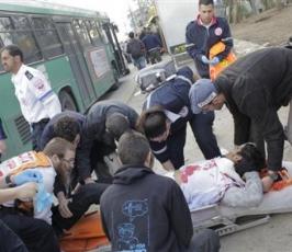 الصور الاولية لعملية التفجير في القدس المحتلة 
