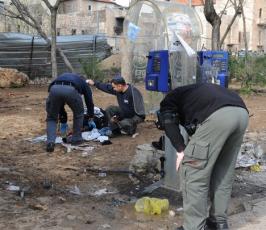 الصور الاولية لعملية التفجير في القدس المحتلة 