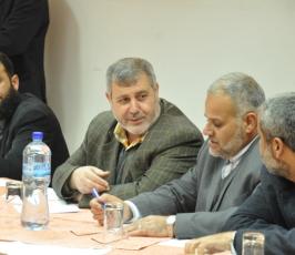 بالصور: إجتماع لفصائل المقاومة لبحث التصعيد الإسرائيلى على غزة