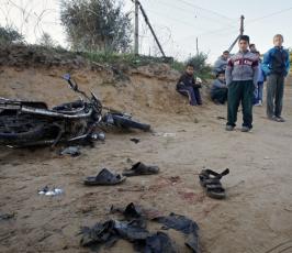 شاهد بالصور : جريمة إغتيال المقاوم في سرايا القدس محمد خالد معمر في رفح