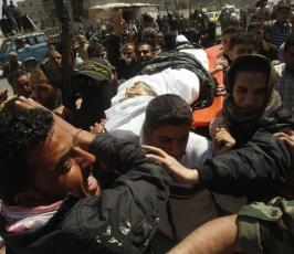 بالصور: سرايا القدس وجماهير غفيرة تشيع جثمان الشهيد محمد معمر  بخانيونس
