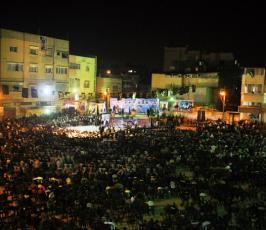 بالصور:حركة الجهاد تقيم مهرجاناً وفاءً لدماء الشهداء بالشجاعية