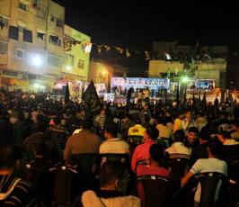 بالصور:حركة الجهاد تقيم مهرجاناً وفاءً لدماء الشهداء بالشجاعية
