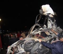 بالصور: الاحتلال يغتال ثلاثة من قادة كتائب القسام وسط غزة