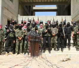 بالصور: الأجنحة العسكرية تعقد مؤتمر حول التصعيد الصهيونى على قطاع غزة