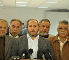 بالصور: إجتماع فصائلى لبحث ورقة المصالحة والتصعيد على غزة