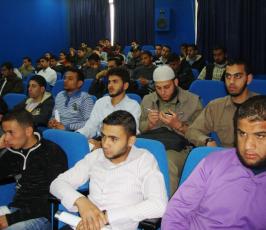 بالصور: الرابطة الإسلامية تنظم وقفة تضامنية مع الأسرى بجامعة الأقصى 