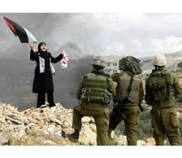 شاهد بالصور: تحدي شيوخ وشباب ونساء فلسطين للجيش الصهيونى