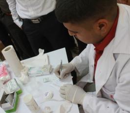 ديوان الموظفين العام بالتعاون مع مستشفى الشفاء ينظم حملة للتبرع بالدم