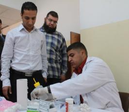 ديوان الموظفين العام بالتعاون مع مستشفى الشفاء ينظم حملة للتبرع بالدم