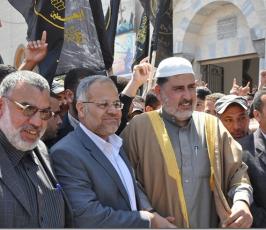 بالصور: مسيرة لحركة الجهاد نصرة للأسرى
