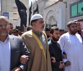 بالصور: مسيرة لحركة الجهاد نصرة للأسرى