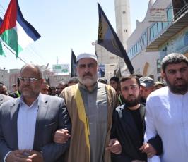 بالصور: مسيرة لحركة الجهاد نصرة للأسرى
