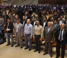 بالصور: حفل تأبينى للشهيد الصحفى فضل شناعة بمركز رشاد الشوا