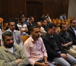 بالصور: حفل تأبينى للشهيد الصحفى فضل شناعة بمركز رشاد الشوا