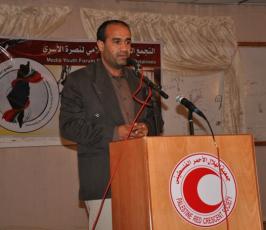 بالصور: التجمع الشبابى الاعلامى لنصرة الاسرى ينظم حفلاً للأسرى بالهلال الاحمر بغزة