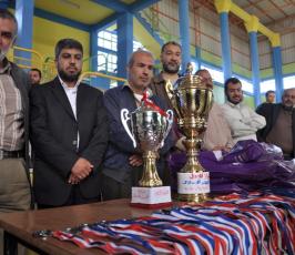 بالصور: حركة الجهاد تنظم حفل رياضى على شرف الأسرى وتضامناً معهم برفح