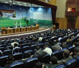 بالصور: الرابطة الإسلامية تنظم ندوة ثقافية أوفياء  للأسرى بقاعة المؤتمرات بالجامعة الإسلامية