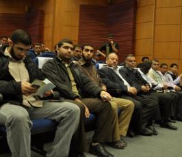 بالصور: الرابطة الإسلامية تنظم ندوة ثقافية أوفياء  للأسرى بقاعة المؤتمرات بالجامعة الإسلامية