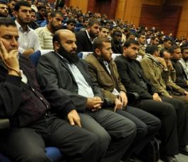 بالصور: الرابطة الإسلامية تنظم ندوة ثقافية أوفياء  للأسرى بقاعة المؤتمرات بالجامعة الإسلامية