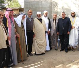 بالصور:: لجنة التواصل الجماهيري للجهاد تتمكن من رأب الصدع بين أفراد عائلة غزية
