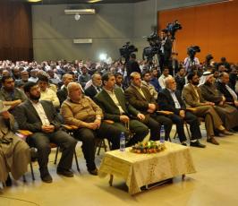 بالصور: إحتفال مركزى للعمال بيومهم العالمى بمركز رشاد الشوا بغزة