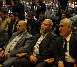 بالصور: إحتفال مركزى للعمال بيومهم العالمى بمركز رشاد الشوا بغزة