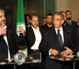بالصور: « فلسطين اليوم » تتجول في جلسة حوار المصالحة بالقاهرة