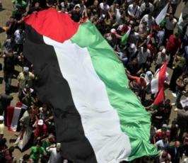 بالصور : مليونية في ميدان التحرير دعما للقضية الفلسطينية 