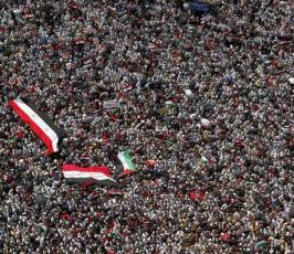 بالصور : مليونية في ميدان التحرير دعما للقضية الفلسطينية 