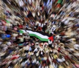 بالصور : مليونية في ميدان التحرير دعما للقضية الفلسطينية 