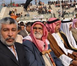 بالصور: مهرجان حاشد  نظمته حركة الجهاد بالذكرى 63 للنكبة بالوسطي