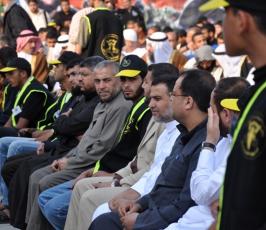بالصور: مهرجان حاشد  نظمته حركة الجهاد بالذكرى 63 للنكبة بالوسطي