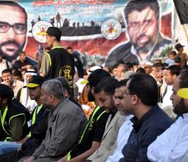 بالصور: مهرجان حاشد  نظمته حركة الجهاد بالذكرى 63 للنكبة بالوسطي
