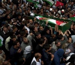 بالصور: تشييع أول شهيد فلسطيني في « الانتفاضة الثالثة » بالقدس 