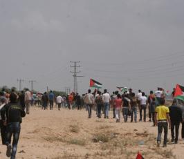 بالصور : مسيرات جماهية حاشدة في ذكرى النكبة بقطاع غزة