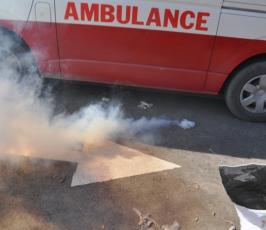 بالصور: عدسة فلسطين اليوم شهدت الإشتباكات على معبر بيت حانون