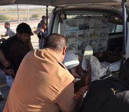 بالصور: جانب من الإشتباكات على معبر بيت حانون