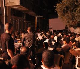 بالصور: العرض المرئى للشهيد رضوان النمروطي بمنطقة الزوايدة