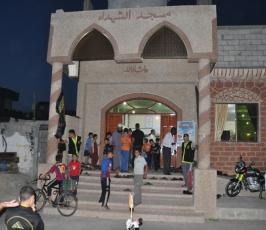 بالصور: لجنة الإعمار بحركة الجهاد تفتتح مسجد شهداء دير البلح