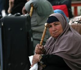 بالصور: المسافرون عبر  معبر رفح بعد تشغيله بشكل دائم